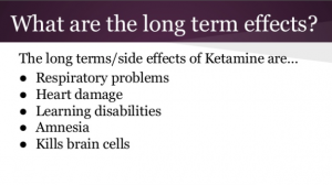 ketamine effects